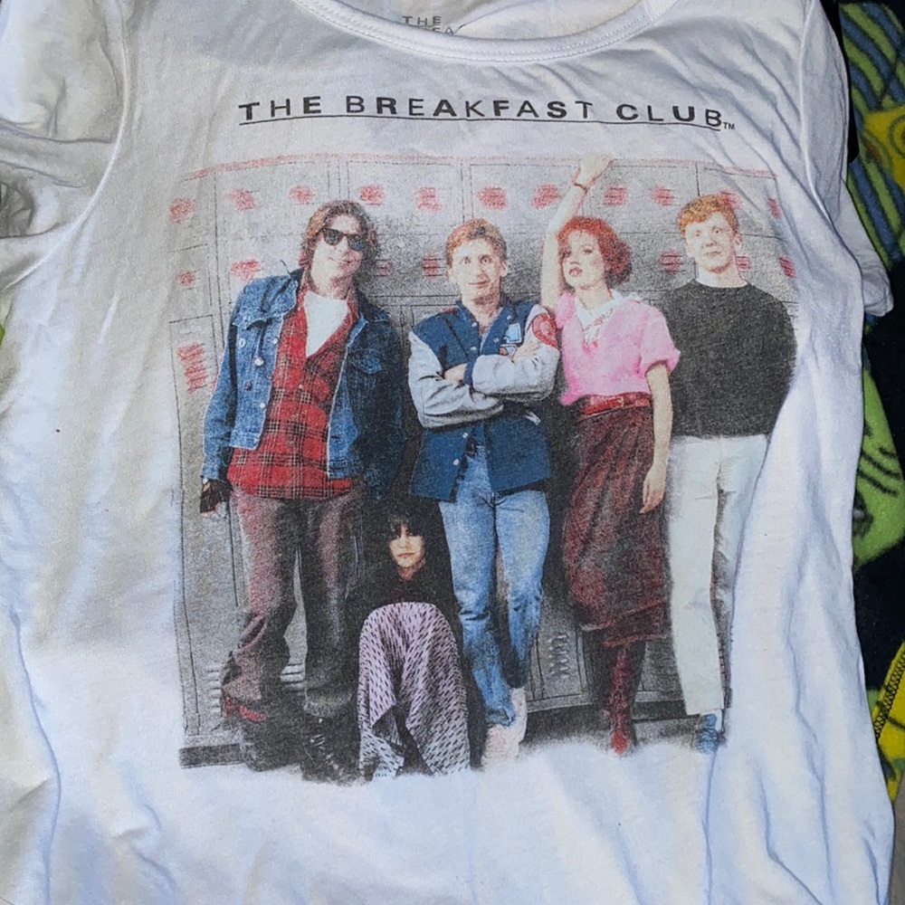 The Breakfast club white t-shirt
